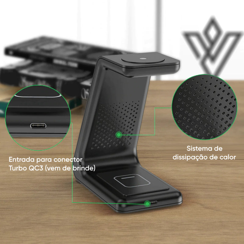 NanoCharger 10X PRO® + Conector TURBO QC3 de BRINDE